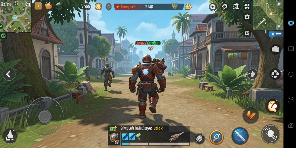 Screenshot utama 34R menampilkan gameplay yang realistis dan interaktif.