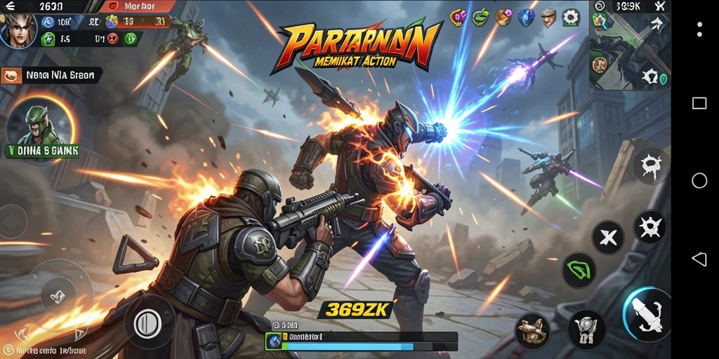 Gameplay Action yang intens dan mendebarkan dari 369ZK.