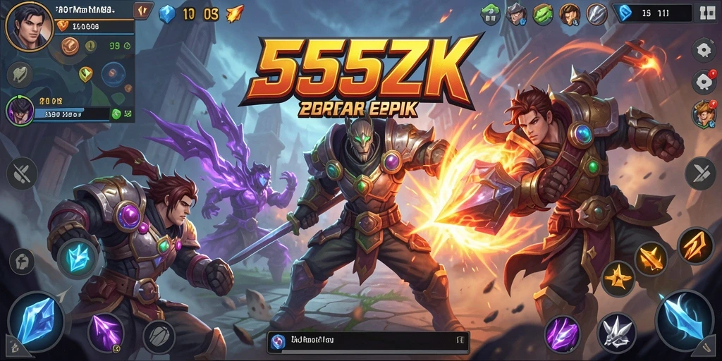 Gameplay seru dengan strategi pertempuran MOBA yang intens.