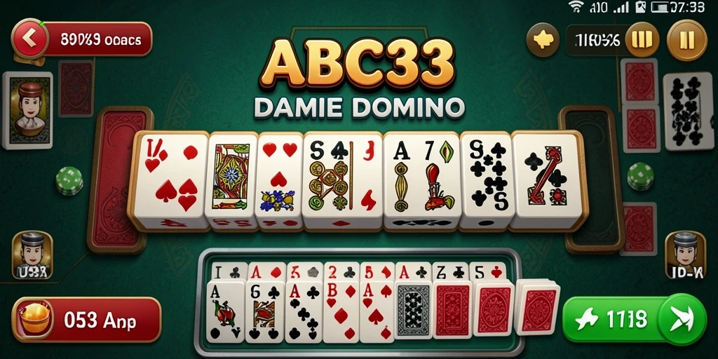 Tampilan gameplay menegangkan dalam ABC33 yang penuh strategi.