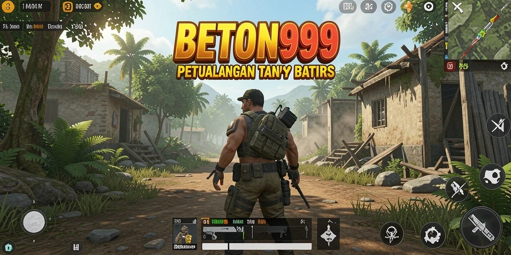 Tampilan gameplay seru di dunia terbuka BETON999.