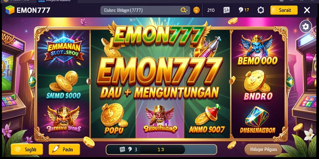 Tampilan gameplay Slot yang mendebarkan dan menawan di EMON777.