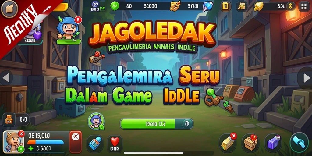Tampilan gameplay seru dan menawan dari JAGOLEDAK.