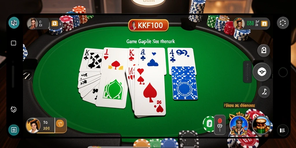 Tampilan gameplay KPK100 yang menegangkan dan mengasyikkan.