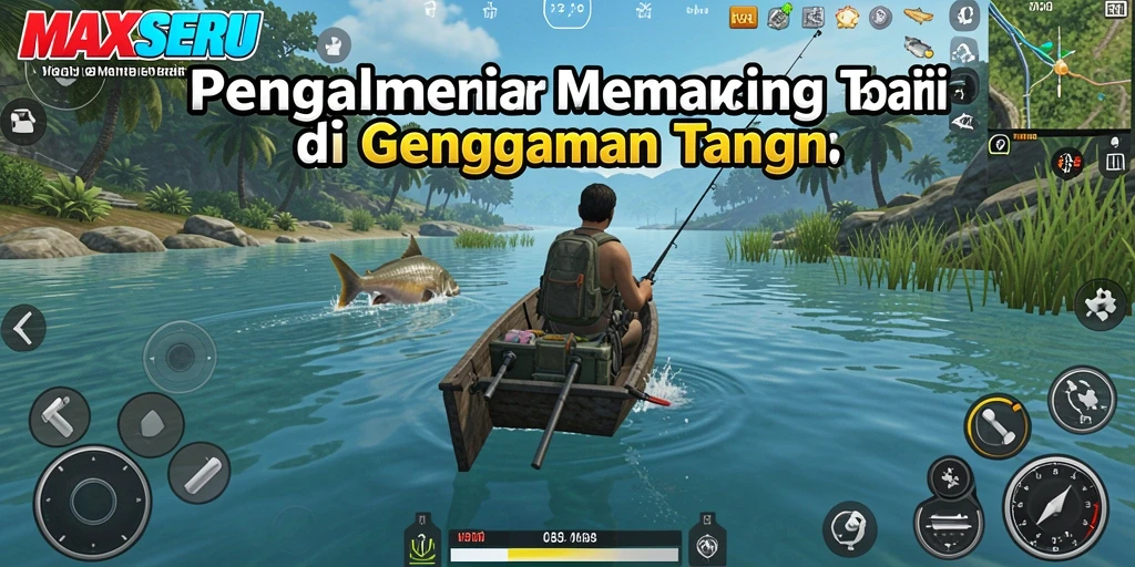 Tangkapan ikan terbesar dalam aksi gameplay MAXSERU.