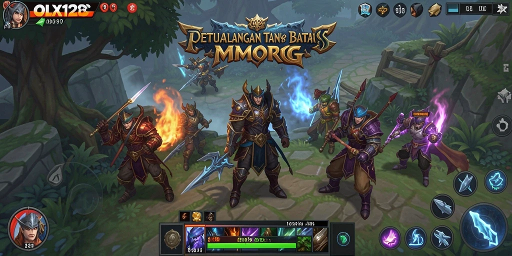 Tampilan gameplay OLX128 yang menakjubkan dan penuh aksi.