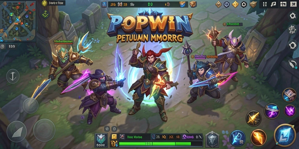Tangkapan layar gameplay menampilkan aksi seru di dunia MMORPG.