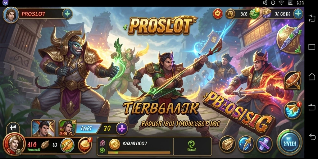 Tampilan gameplay PROSLOT yang mendebarkan dan penuh strategi.