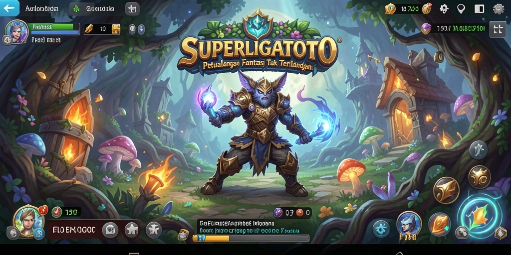 Tangkapan layar gameplay SUPERLIGATOTO yang menampilkan aksi mendebarkan.