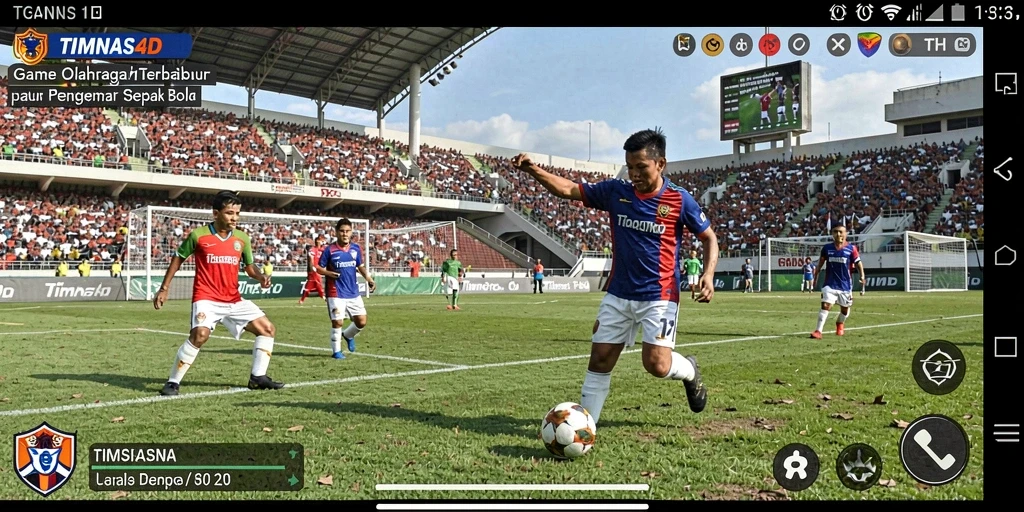 Tampilan gameplay TIMNAS4D yang menegangkan dan memukau.