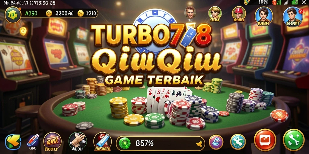 Tampilan gameplay QiuQiu yang menarik dan seru di TURBO78.